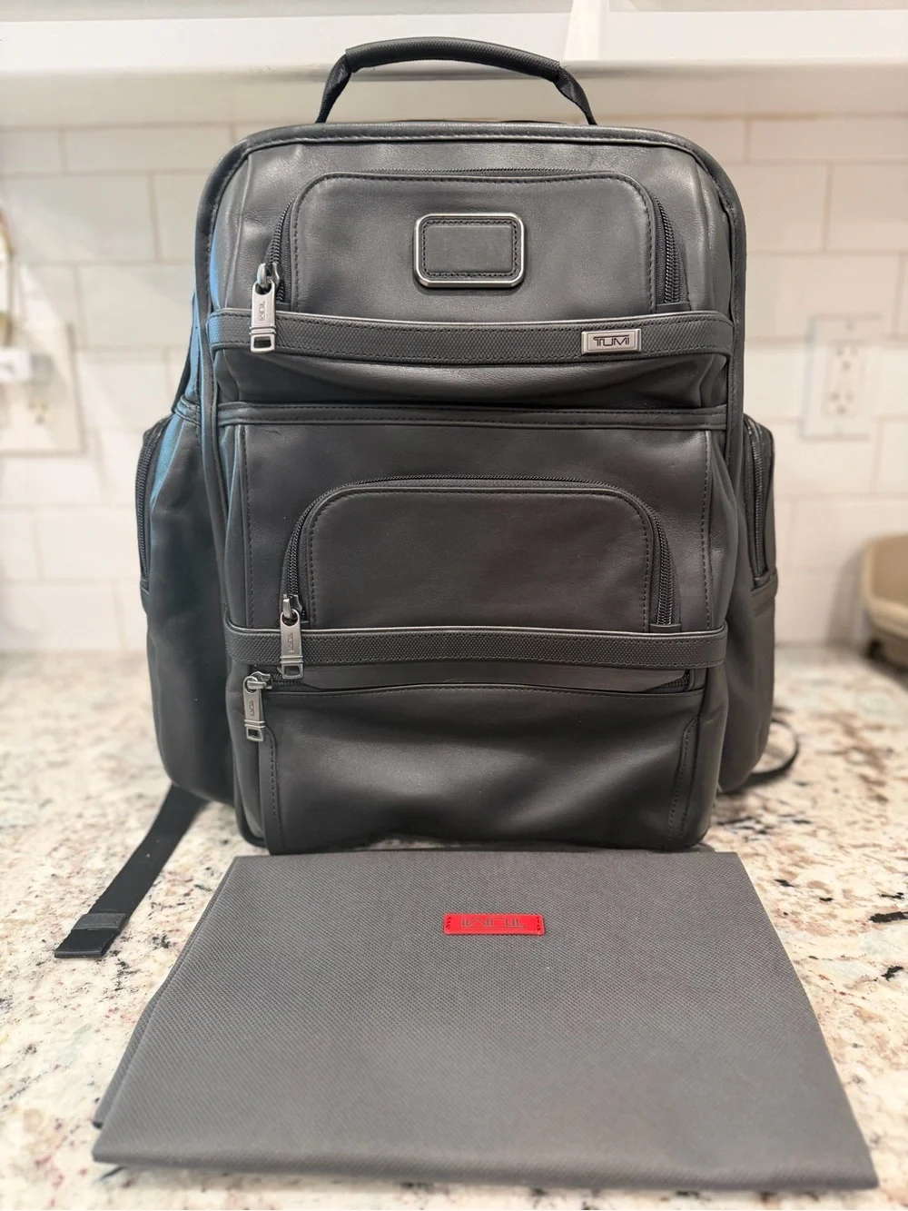 Tumi structured backpack